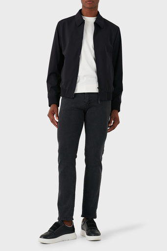 Boss Slim Fit Çift Fermuarlı Erkek Ceket 50521580 001 SİYAH - 3