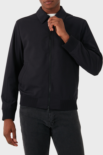Boss Slim Fit Çift Fermuarlı Erkek Ceket 50521580 001 SİYAH - 4