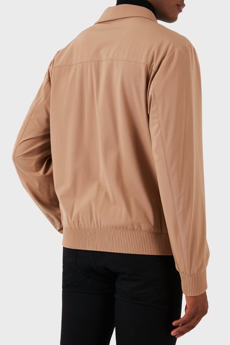 Boss Slim Fit Çift Fermuarlı Erkek Ceket 50521580 282 CAMEL - 3