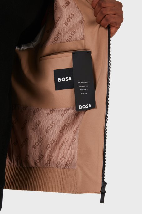 Boss Slim Fit Çift Fermuarlı Erkek Ceket 50521580 282 CAMEL - 6