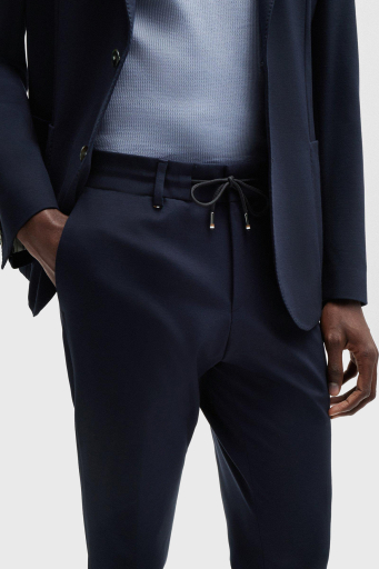 Boss Slim Fit Dar Paça Erkek Pantolon 50521643 404 LACİVERT - 3