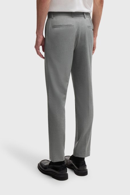 Boss Slim Fit Esnek Erkek Pantolon 50521051 041 GRİ - 3