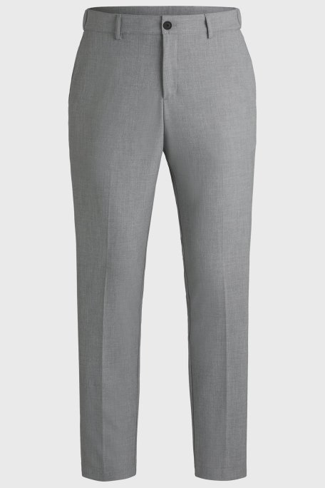 Boss Slim Fit Esnek Erkek Pantolon 50521051 041 GRİ - 6