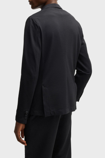 Boss Slim Fit Mono Yaka Klasik Erkek Ceket 50540703 001 SİYAH - 2