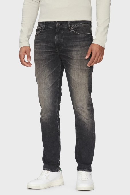 Boss Slim Fit Normal Bel Dar Paça Jeans Erkek Kot Pantolon 50534701 020 ANTRASİT - 1