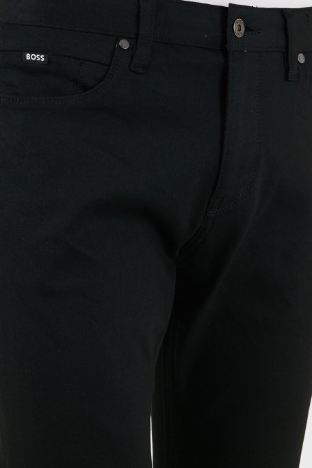 Boss Slim Fit Normal Bel Dar Paça Jeans Erkek Kot Pantolon 50542723 003 SİYAH - 5