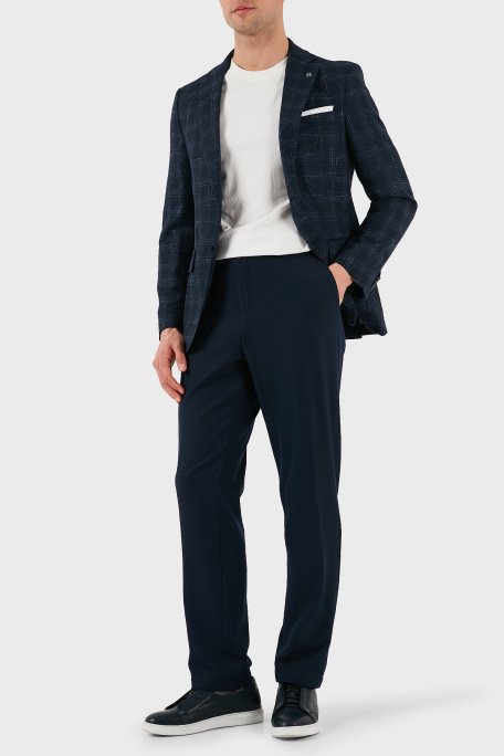 Boss Slim Fit Normal Bel Düz Paça Erkek Pantolon 50534603 404 LACİVERT - 2