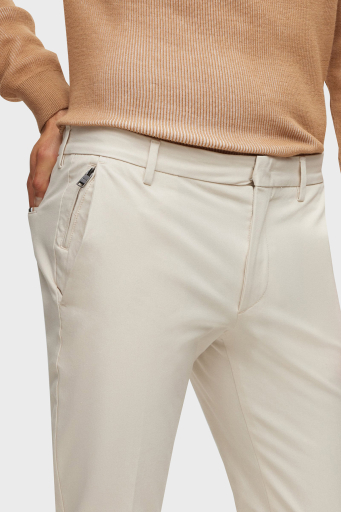 Boss Kaito1_T Streç Pamuklu Normal Bel Slim Fit Erkek Pantolon 50487754 131 BEJ - 10