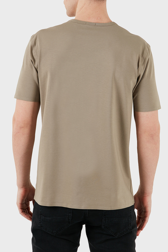 Boss Streç Pamuklu Regular Fit Bisiklet Yaka Erkek T Shirt 50533301 334 HAKİ - 2