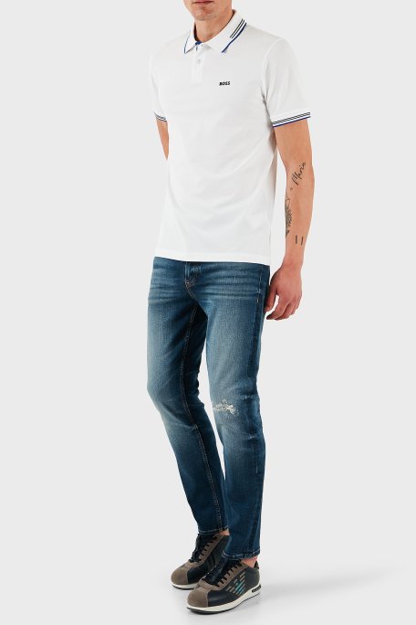 Boss Streç Pamuklu Regular Fit Normal Bel Düz Paça Jeans Erkek Kot Pantolon 50534683 405 LACİVERT - 2