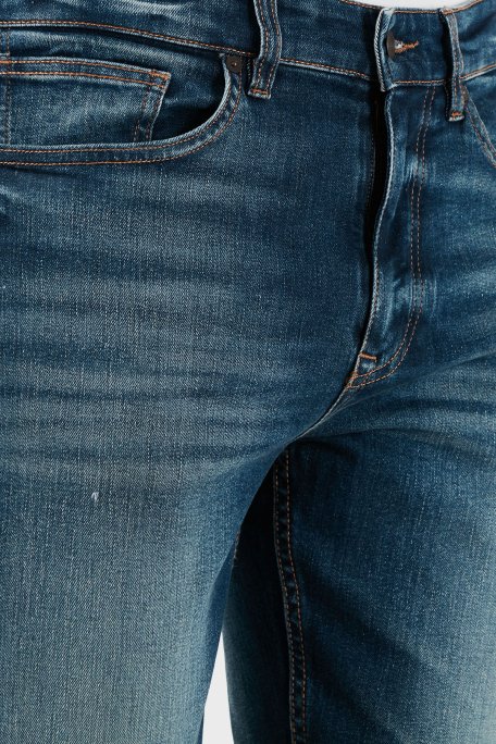 Boss Streç Pamuklu Regular Fit Normal Bel Düz Paça Jeans Erkek Kot Pantolon 50534683 405 LACİVERT - 4