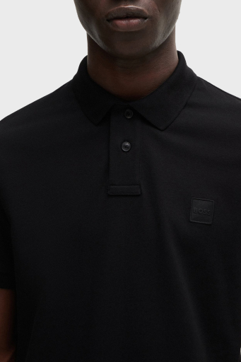 Boss Streç Pamuklu Slim Fit Düğmeli Erkek Polo Yaka T Shirt 50507803 001 SİYAH - 9