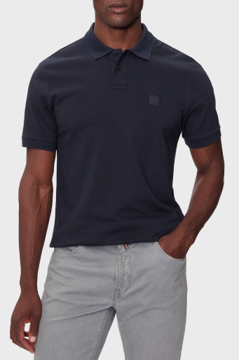 Boss Streç Pamuklu Slim Fit Düğmeli Erkek Polo Yaka T Shirt 50507803 404 LACİVERT - 7