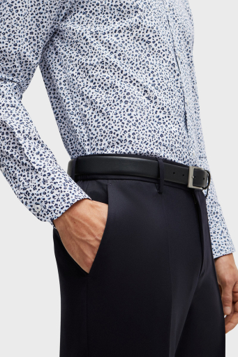 Boss Streç Pamuklu Slim Fit Erkek Gömlek 50512664 410 LACİVERT - 11