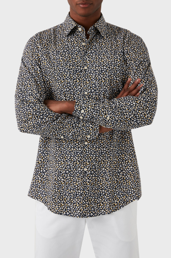Boss Streç Pamuklu Slim Fit Erkek Gömlek 50512664 705 LACİVERT - 2
