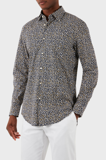 Boss Streç Pamuklu Slim Fit Erkek Gömlek 50512664 705 LACİVERT - 10