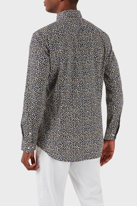 Boss Streç Pamuklu Slim Fit Erkek Gömlek 50512664 705 LACİVERT - 3