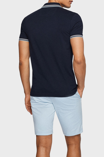 Boss Streç Pamuklu Slim Fit Erkek Polo T Shirt 50469245 408 LACİVERT - 3