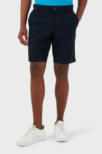 Boss Streç Pamuklu Slim Fit Gabardin Erkek Short 50512524 404 LACİVERT - 10