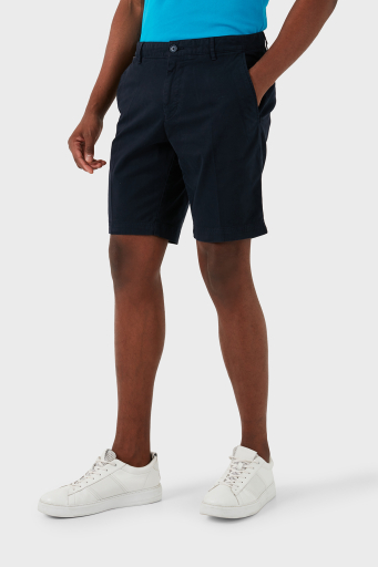 Boss Streç Pamuklu Slim Fit Gabardin Erkek Short 50512524 404 LACİVERT - 12
