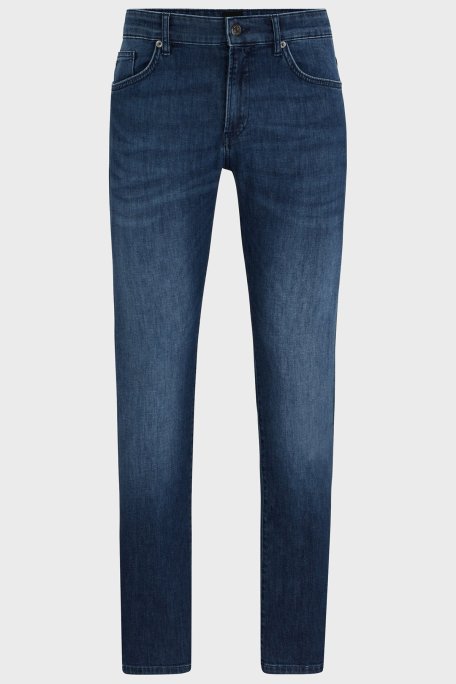Boss Streç Pamuklu Slim Fit Jeans Erkek Kot Pantolon 50513620 431 LACİVERT - 5