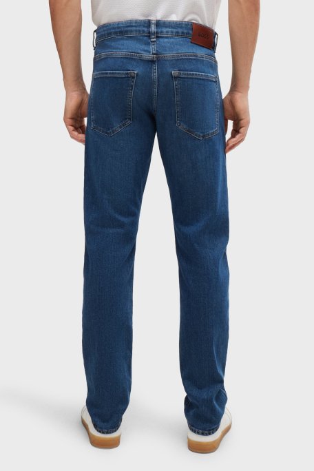 Boss Streç Pamuklu Slim Fit Jeans Erkek Kot Pantolon 50513622 437 LACİVERT - 3