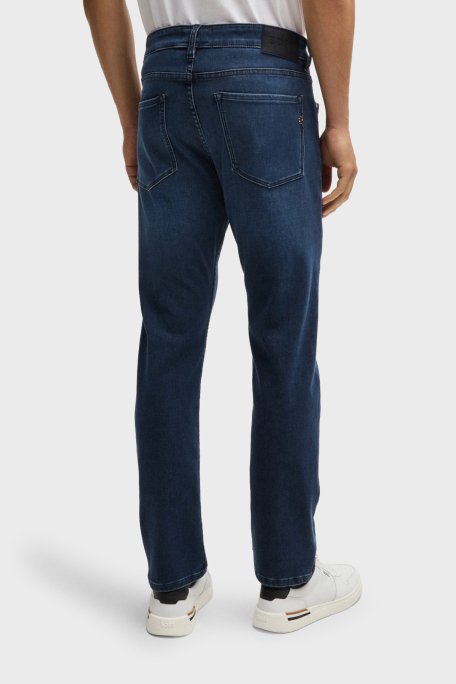 Boss Streç Pamuklu Slim Fit Jeans Erkek Kot Pantolon 50527044 411 LACİVERT - 2