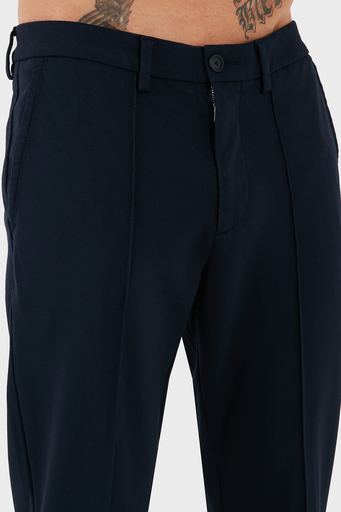 Boss Streç Pamuklu Slim Fit Normal Bel Daralan Paça Çimalı Erkek Pantolon 50528394 404 LACİVERT - 6