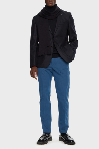 Boss Streç Pamuklu Slim Fit Normal Bel Düz Paça Erkek Pantolon 50487754 425 LACİVERT - 1