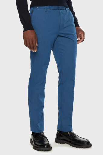Boss Streç Pamuklu Slim Fit Normal Bel Düz Paça Erkek Pantolon 50487754 425 LACİVERT - 7