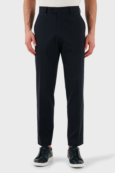 Boss Streç Pamuklu Slim Fit Normal Bel Düz Paça Erkek Pantolon 50537262 404 LACİVERT - 1