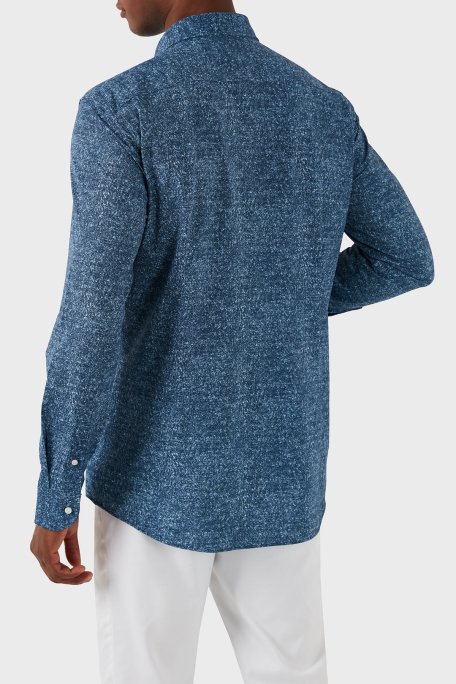 Boss Streç Regular Fit Erkek Gömlek 50513462 460 LACİVERT - 3