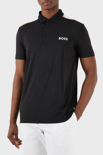 Boss Streç Regular Fit Erkek Polo Yaka T Shirt 50506150 001 SİYAH - 4