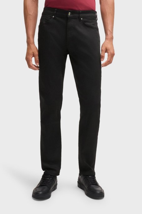 Boss Streç Slim Fit Dar Paça Jeans Erkek Kot Pantolon 50521685 003 SİYAH - 1