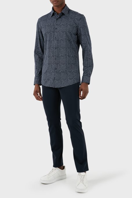 Boss Streç Slim Fit Düz Paça Erkek Pantolon 50505439 404 LACİVERT - 1