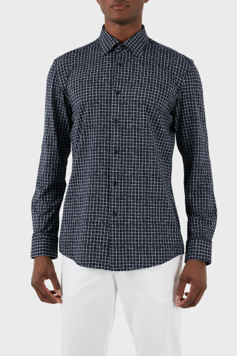 Boss Streç Slim Fit Erkek Gömlek 50508788 405 LACİVERT - 10
