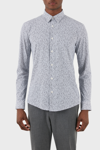 Boss Streç Slim Fit Erkek Gömlek 50508802 033 GRİ - 10
