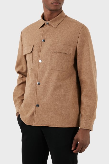Boss Streç Yünlü Relaxed Fit Erkek Ceket 50502549 260 KAHVE - 1