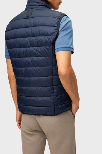 Boss Su Geçirmez Regular Fit Dik Yaka Erkek Yelek 50472473 402 LACİVERT - 2