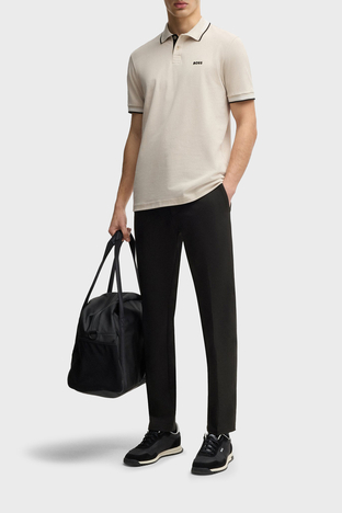 Boss - Boss Su İtici Esnek Kumaş Slim Fit Dar Paça Erkek Pantolon 50534303 001 SİYAH (1)