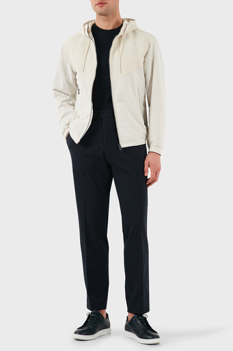 Boss Su itici Regular Fit Kapüşonlu Erkek Ceket 50532433 131 EKRU - 3