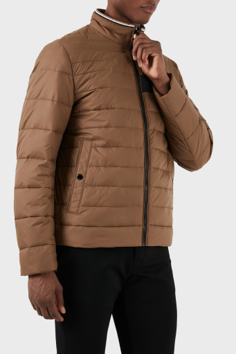 Boss Su İtici Regular Fit Şişme Erkek Mont 50464308 249 KAHVE - 4