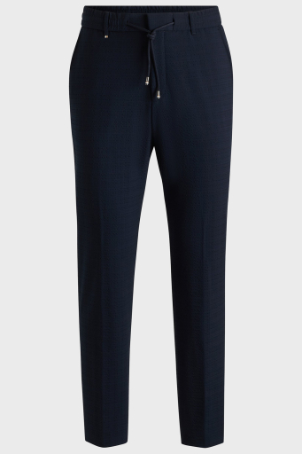 Boss Tapered Fit Normal Bel Daralan Paça Erkek Pantolon 50540791 404 LACİVERT - 6