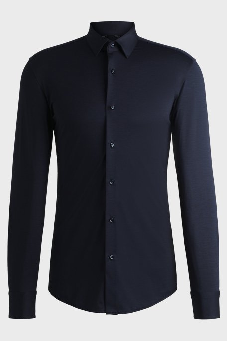 Boss Uzun Kollu Slim Fit Erkek Gömlek 50520091 404 LACİVERT - 5