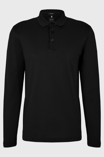 Boss Yünlü Regular Fit Polo Yaka Erkek Kazak 50476357 001 SİYAH - 10