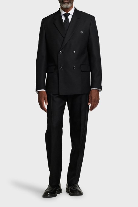 Boss Yünlü Slim Fit Normal Bel Erkek Pantolon 50527952 001 SİYAH - 2