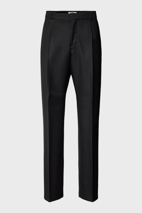Boss Yünlü Slim Fit Normal Bel Erkek Pantolon 50527952 001 SİYAH - 5