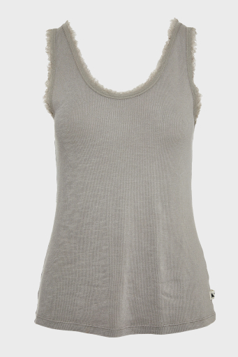 BSB Pamuk Karışımlı Regular Fit Yuvarlak Yaka Basic Bayan Top 053-210131.131 BEJ - 11