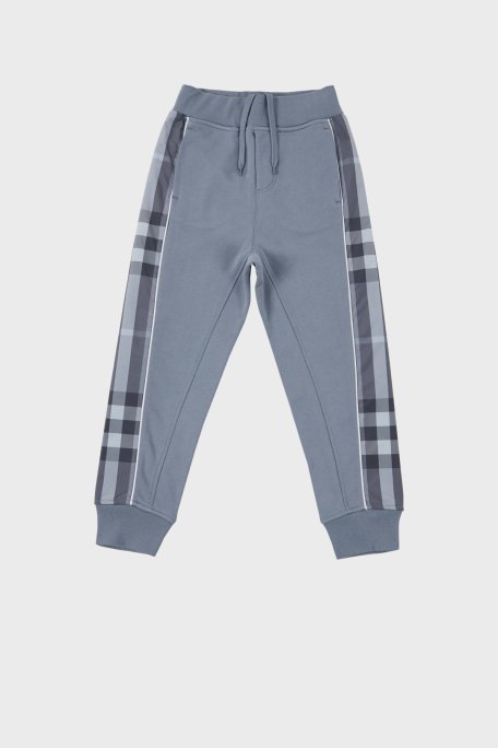 Burberry Pamuklu Çocuk Jogger Pantolon 8047433 SHALE BLUE MAVİ - 1