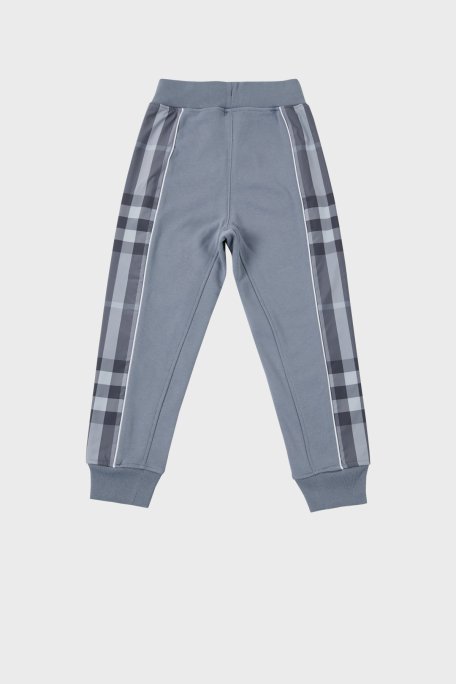 Burberry Pamuklu Çocuk Jogger Pantolon 8047433 SHALE BLUE MAVİ - 2